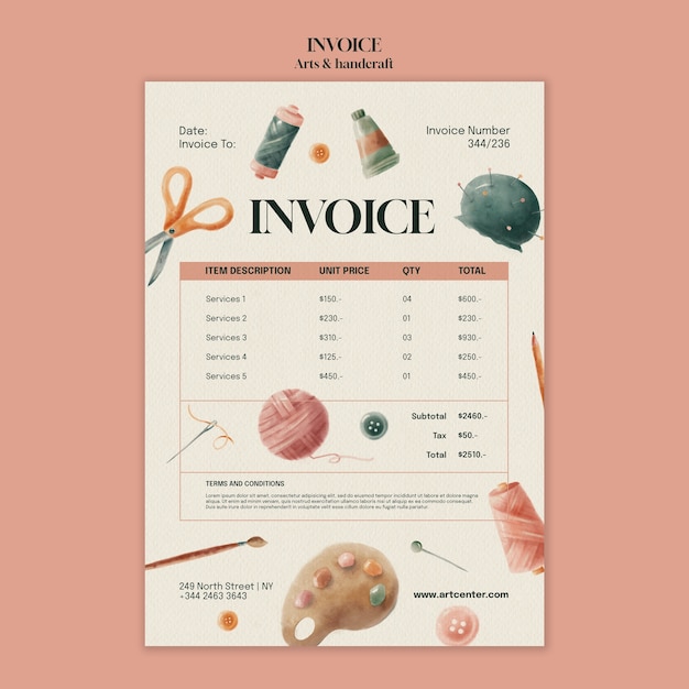 Karty z cennikiem i haftem